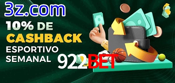10% de bônus de cashback na 922Bet